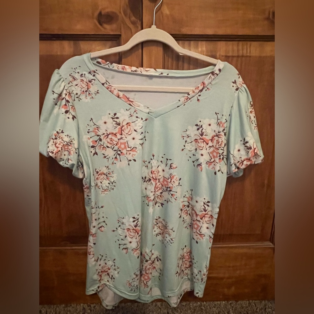 Floral Print Women's Top